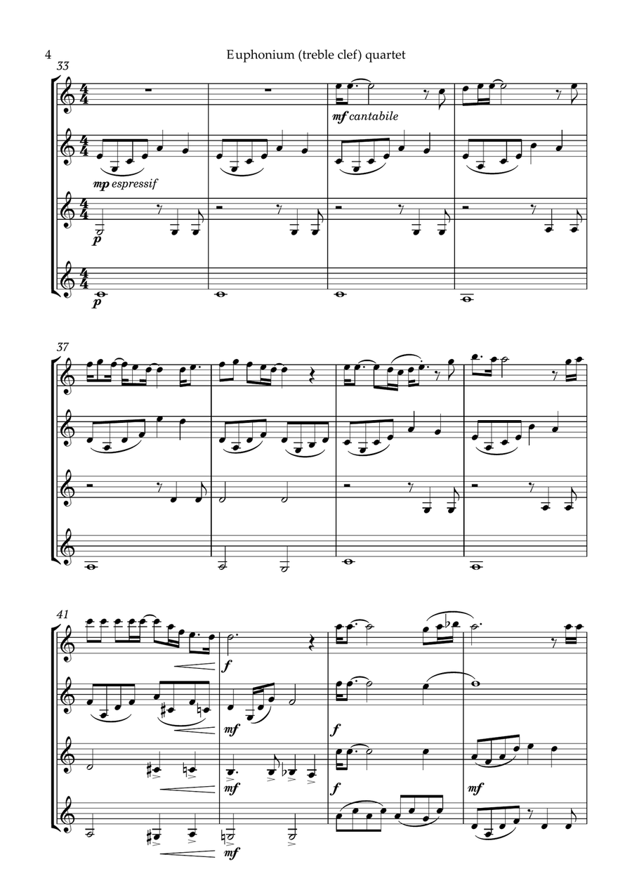 Bohemian Rhapsody Brass Duet scores gallery preview page 5