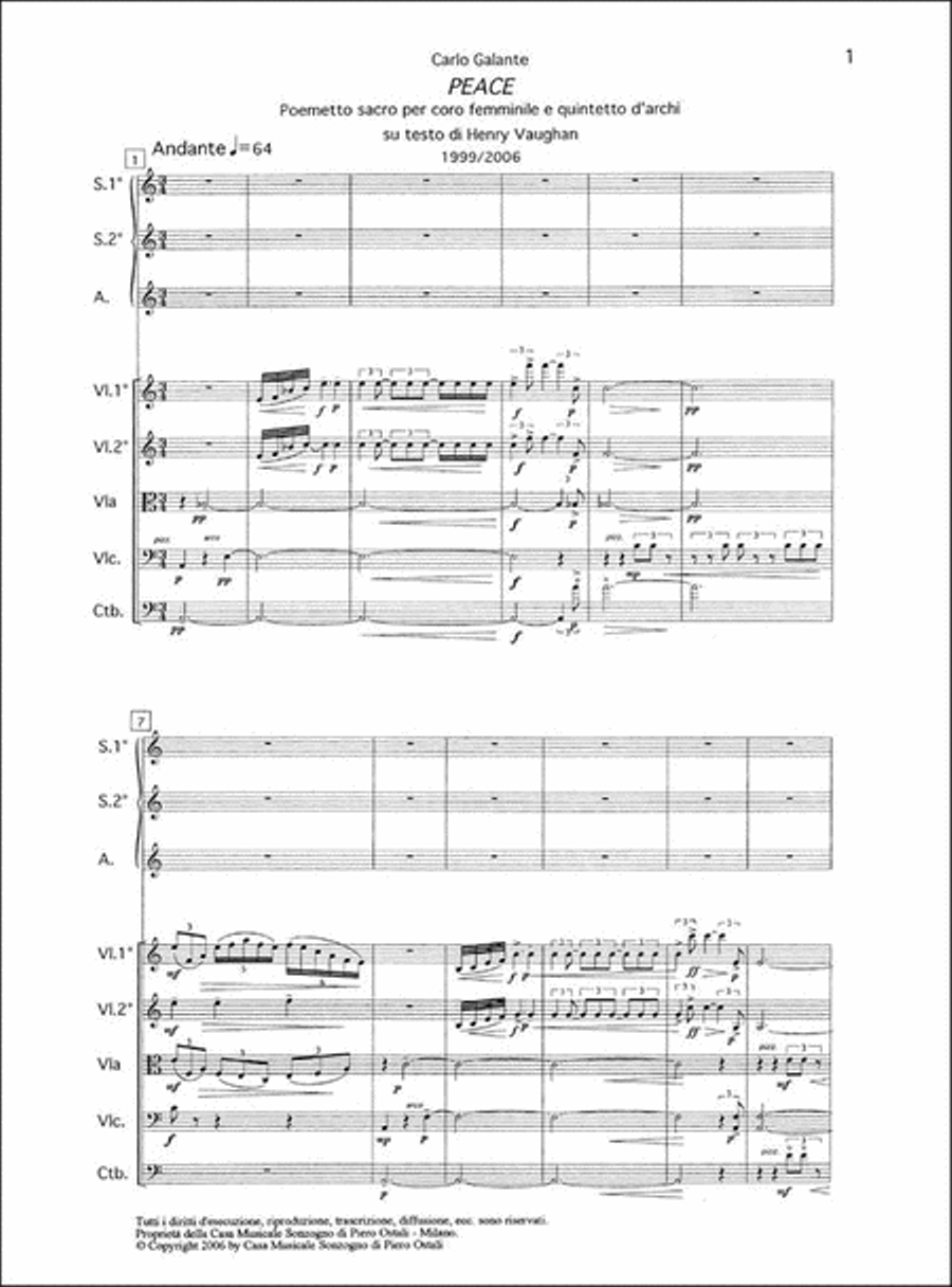 Peace Women's Choir scores gallery preview page 2