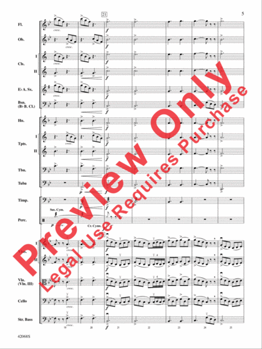 Peer Gynt Suite Selections Full Orchestra scores gallery preview page 6