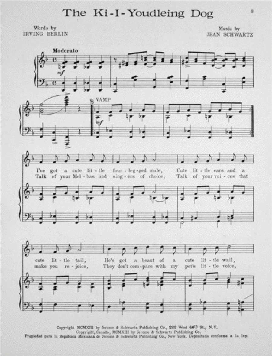 The Ki-I-Youdleing Dog Voice scores gallery preview page 2