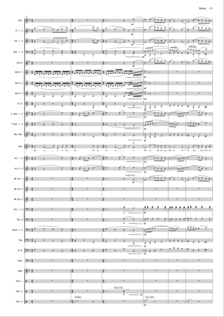 Aromas Apagados Aromas Apagados Concert Band scores gallery preview page 4