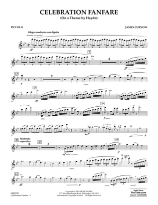 Celebration Fanfare (On a Theme by Haydn) - Piccolo
