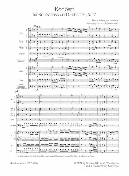 Double Bass Concerto "No. 1"
