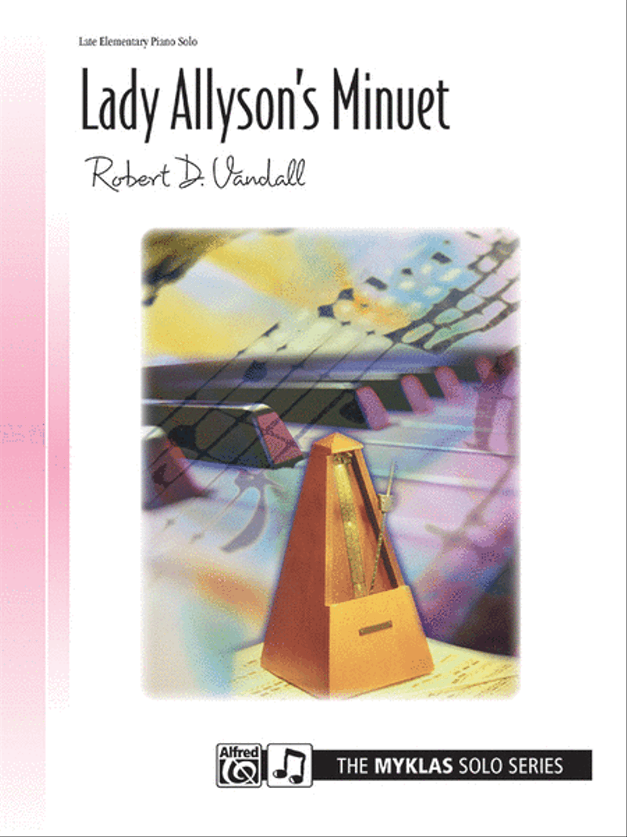 Lady Allyson's Minuet Lady Allyson's Minuet Piano Method scores gallery preview page 1