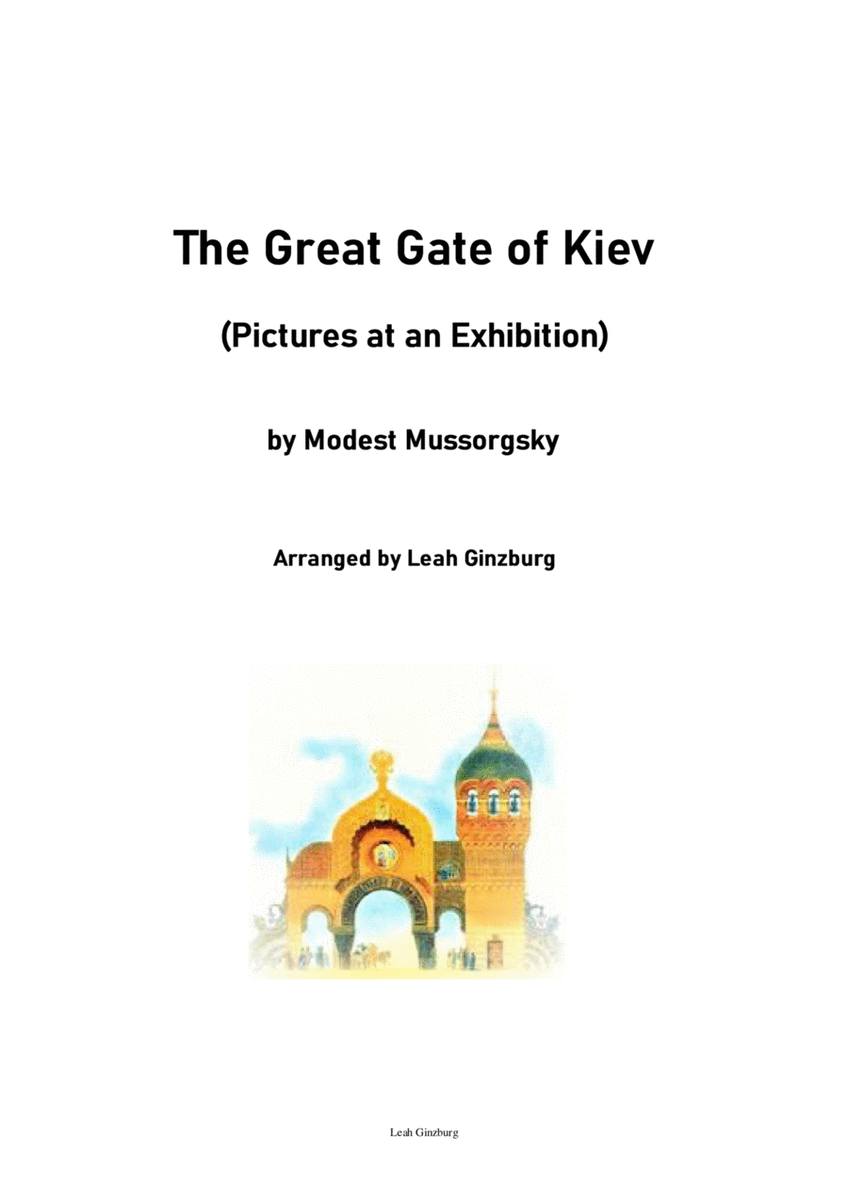 The Great Gate of Kiev (Pictures at an Exhibition) by M. Mussorgsky image number null
