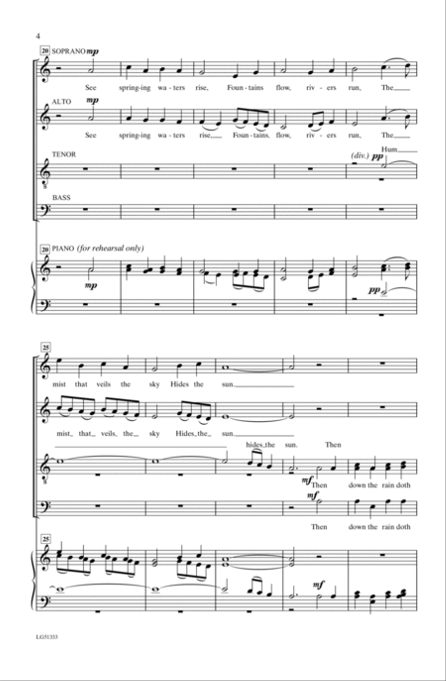 God Is Seen 4-Part scores gallery preview page 3