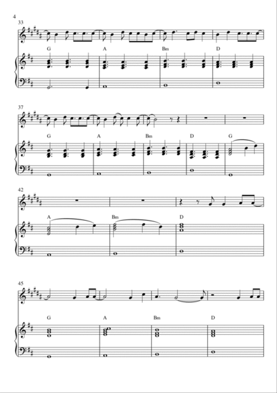 Young And Beautiful Small Ensemble scores gallery preview page 4