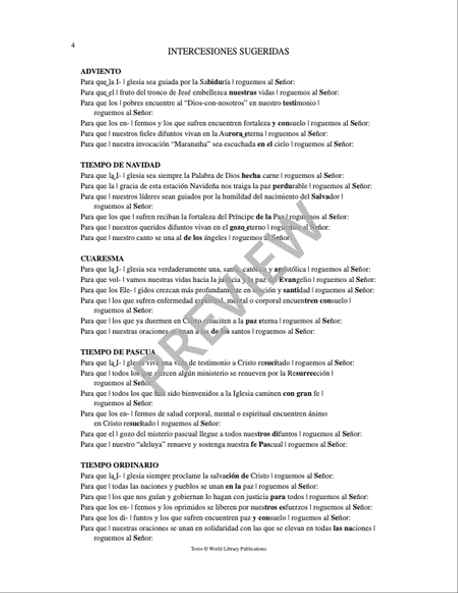Oracion De Los Fieles Oracion De Los Fieles 4-Part scores gallery preview page 7
