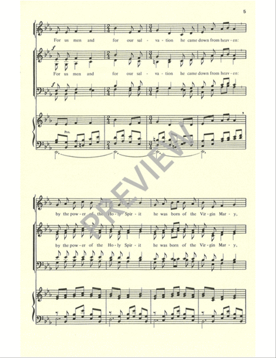 Creed 4-Part scores gallery preview page 5