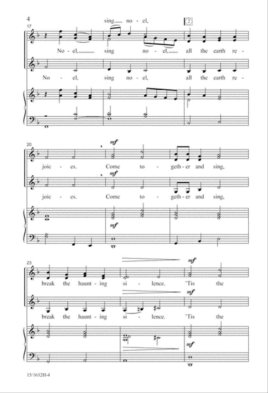 A Glad Noel SSA scores gallery preview page 4