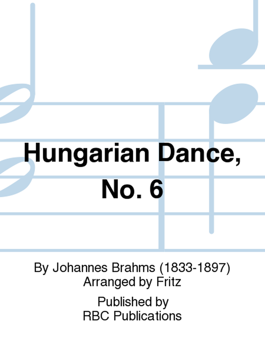 Hungarian Dance, No. 6