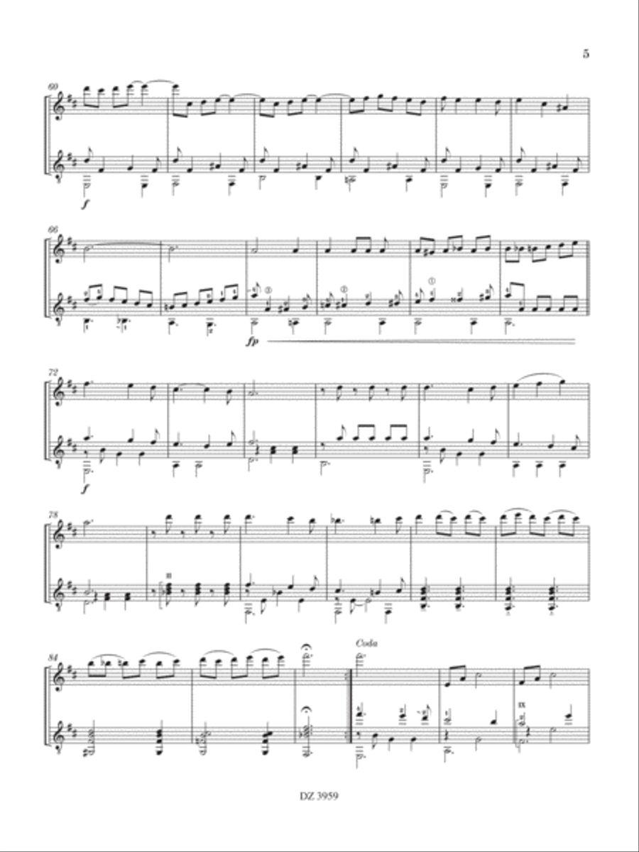 Easter Waltz Easter Waltz Flute scores gallery preview page 6