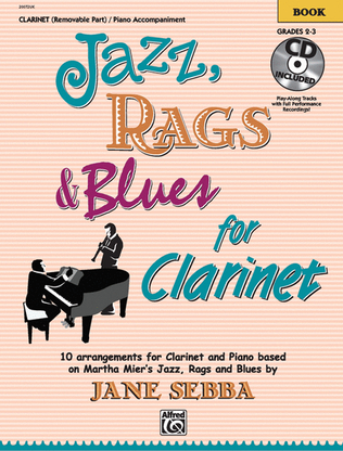 Book cover for Jazz, Rags & Blues for Clarinet