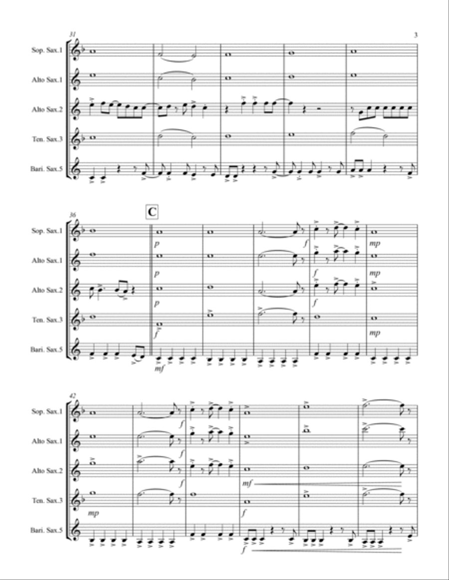 Take On Me Small Ensemble scores gallery preview page 4