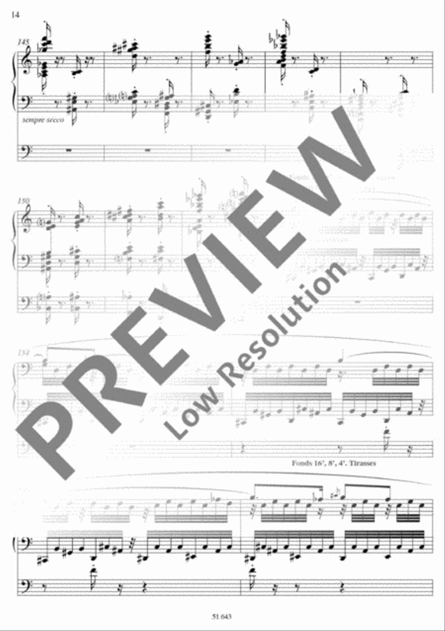 La Chapelle des Abîmes Organ scores gallery preview page 15