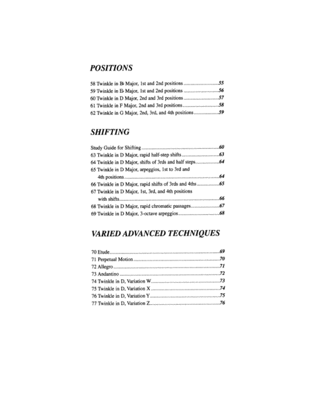 77 Variations on Suzuki Melodies