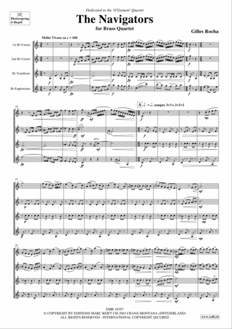 The Navigators Brass Ensemble scores gallery preview page 3