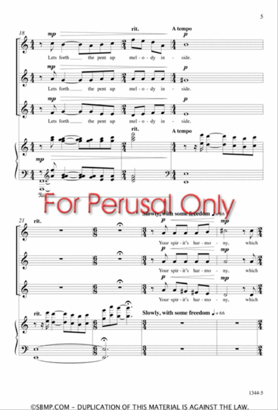 This Perfect Beauty - SSA Octavo SSA scores gallery preview page 4