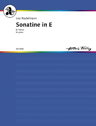 Book cover for Sonatine in E