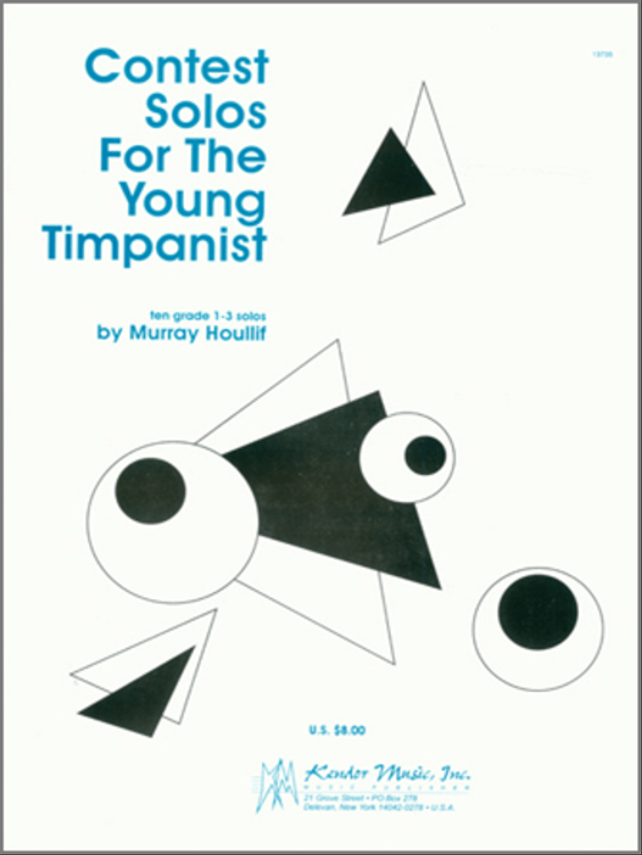 Contest Solos For The Young Timpanist by Murray Houllif Percussion - Sheet Music