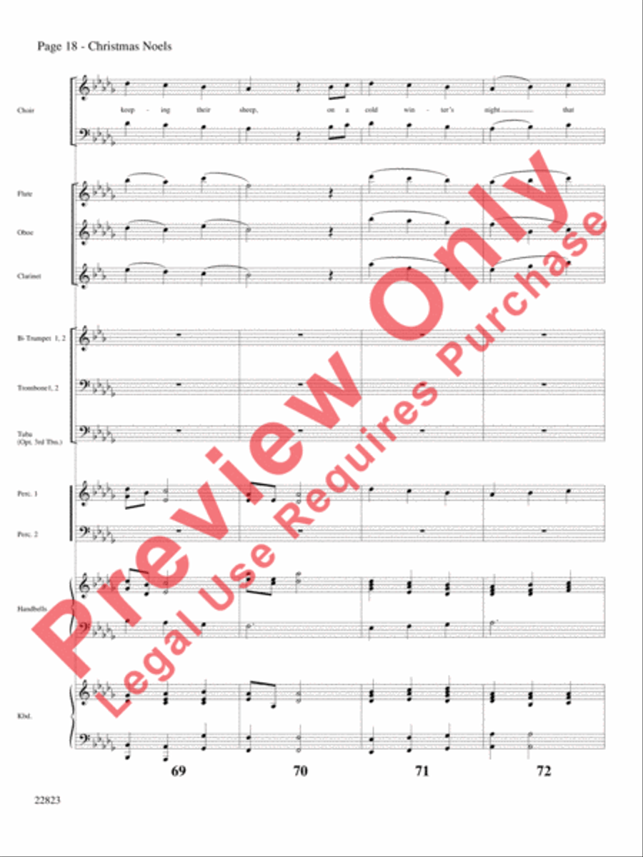Christmas Noels Choir scores gallery preview page 19