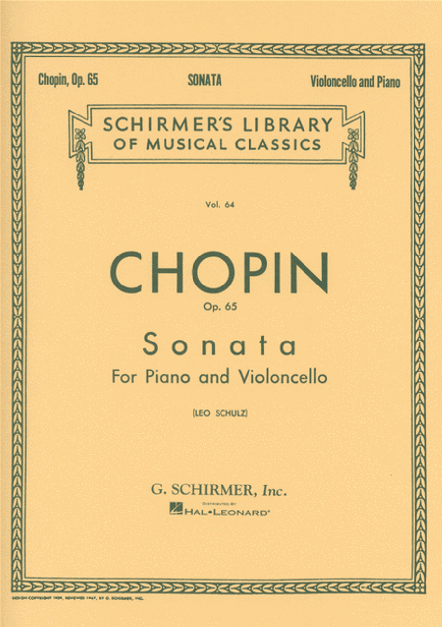 Sonata in G Minor, Op. 65