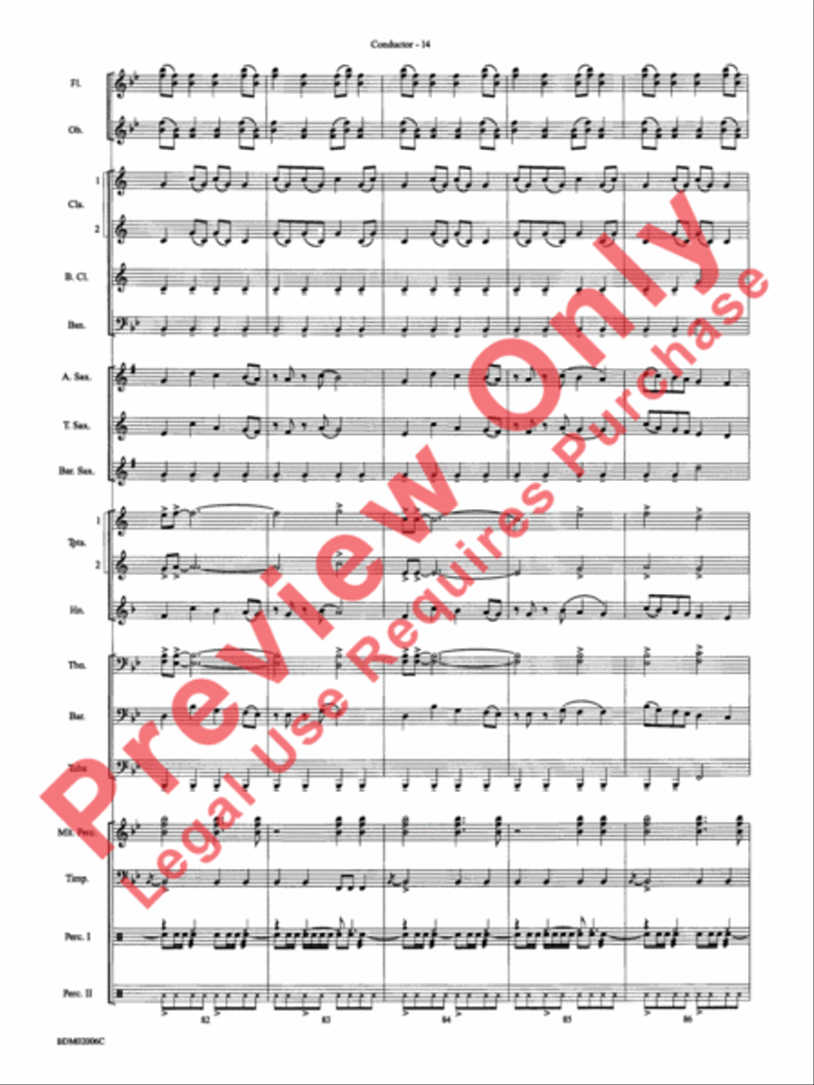 When Summer Takes Flight-cb Concert Band scores gallery preview page 17