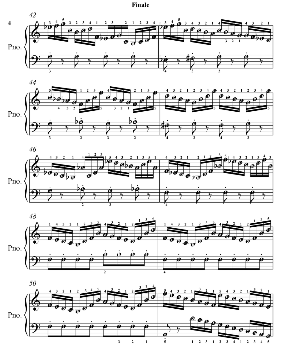 Finale Carnival of the Animals Easy Piano Sheet Music Easy Piano scores gallery preview page 5