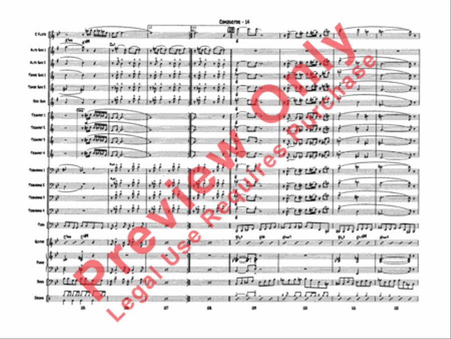 Channel One Suite Jazz Ensemble scores gallery preview page 17