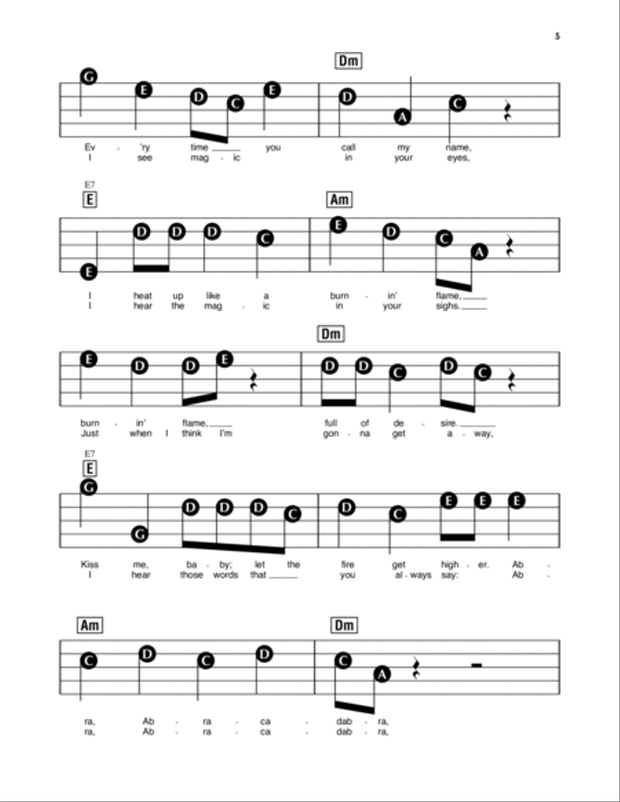 Abracadabra Electronic Keyboard scores gallery preview page 2