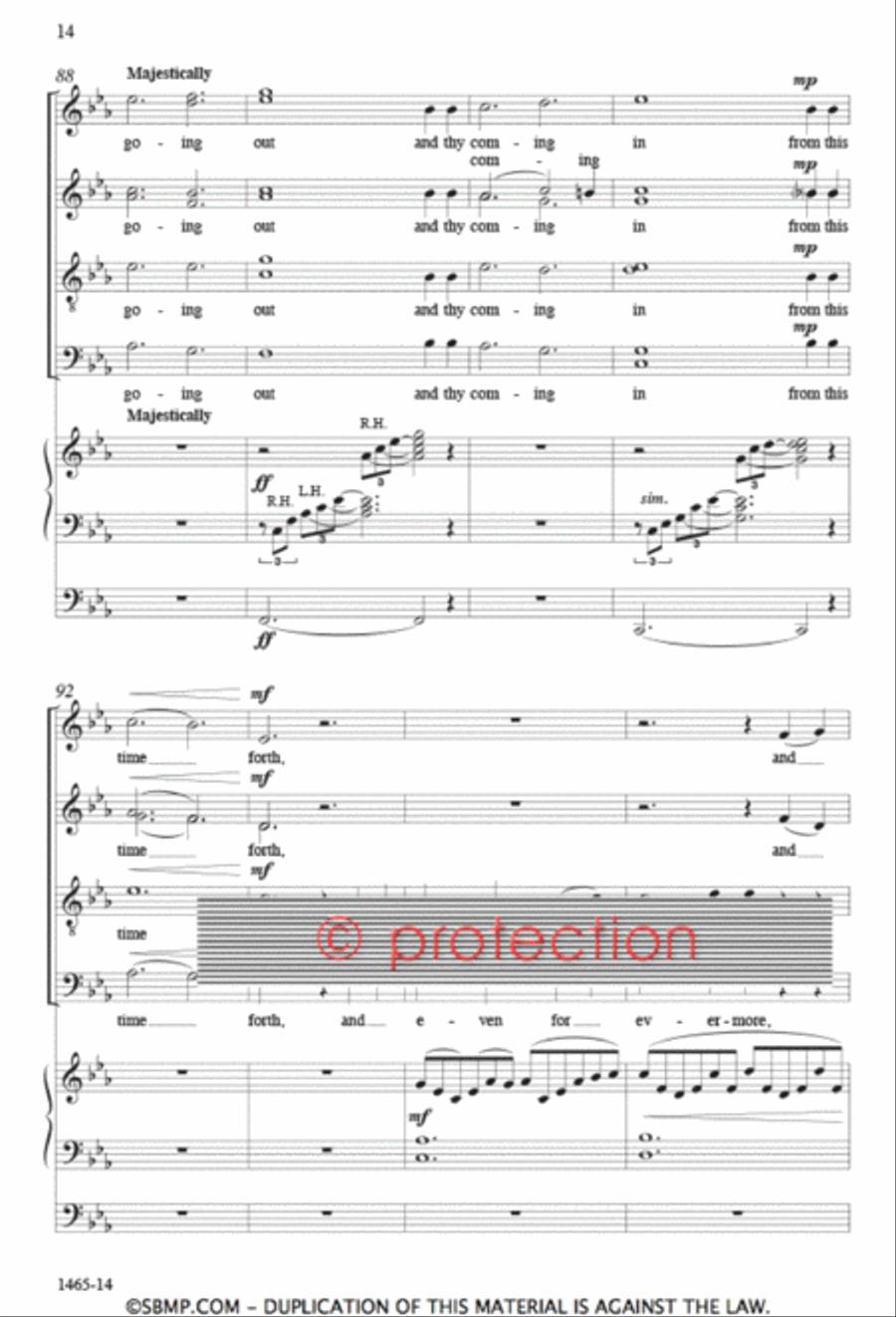 The Eyes of the Heart - SATB Octavo 4-Part scores gallery preview page 13