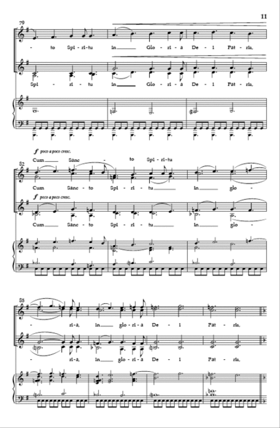 Festival Gloria (SSAA) SSAA scores gallery preview page 10