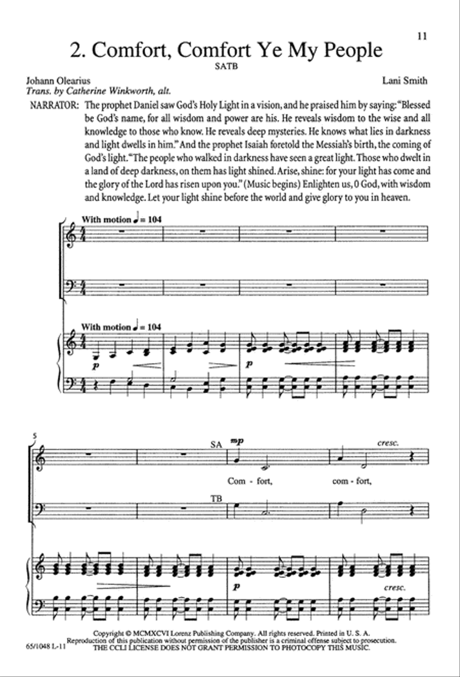 The Light of the World The Light of the World 4-Part scores gallery preview page 13