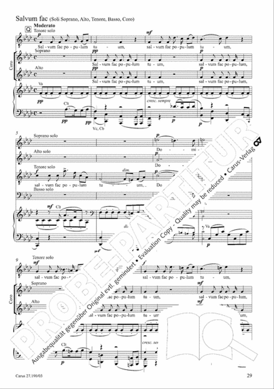Te Deum 4-Part scores gallery preview page 30