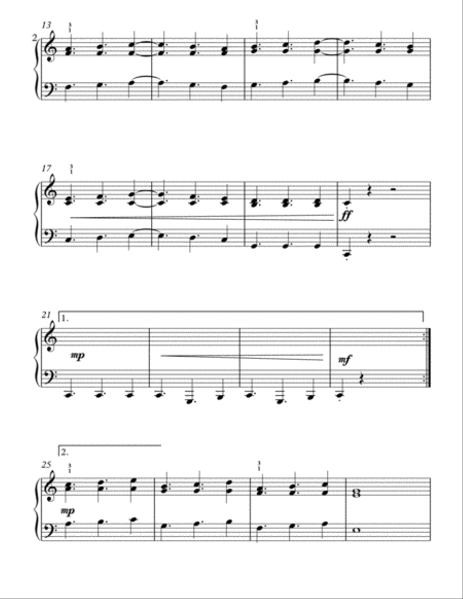 Ringmaster Piano Solo scores gallery preview page 2
