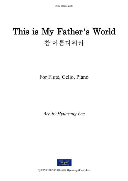 This is My Father's World - Flute,Cello,Pno image number null