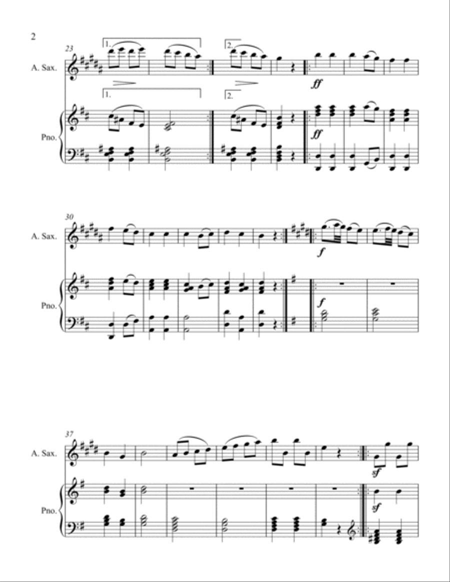 Ecossaises Woodwind Duet scores gallery preview page 3