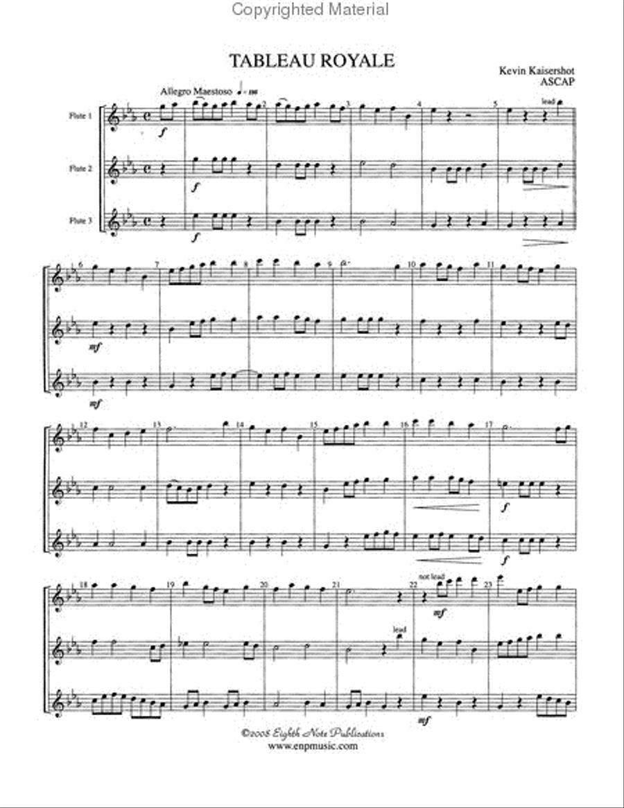 Tableau Royale Tableau Royale Small Ensemble scores gallery preview page 2
