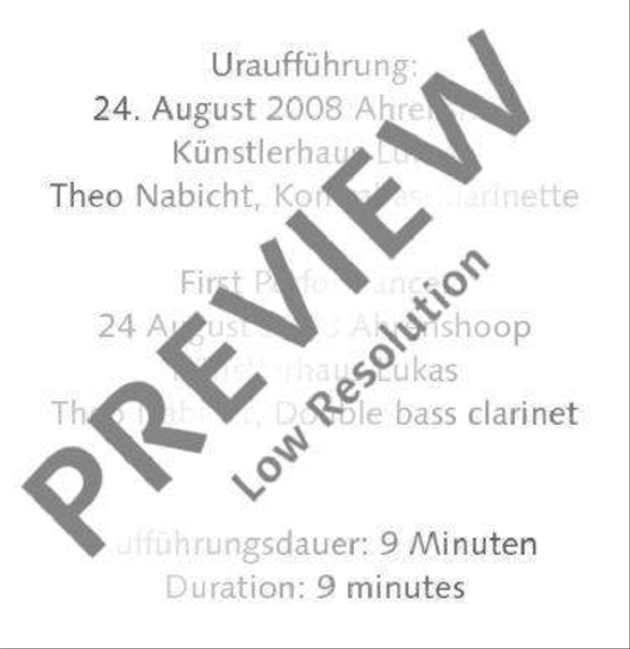 maverick I (noise) maverick I (noise) Bass Clarinet scores gallery preview page 4