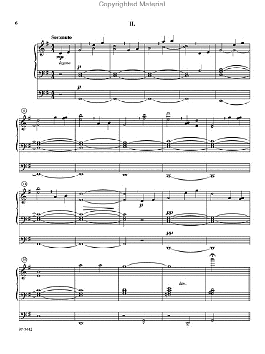 Variations on American Hymn Tunes for Keyboard Organ scores gallery preview page 3