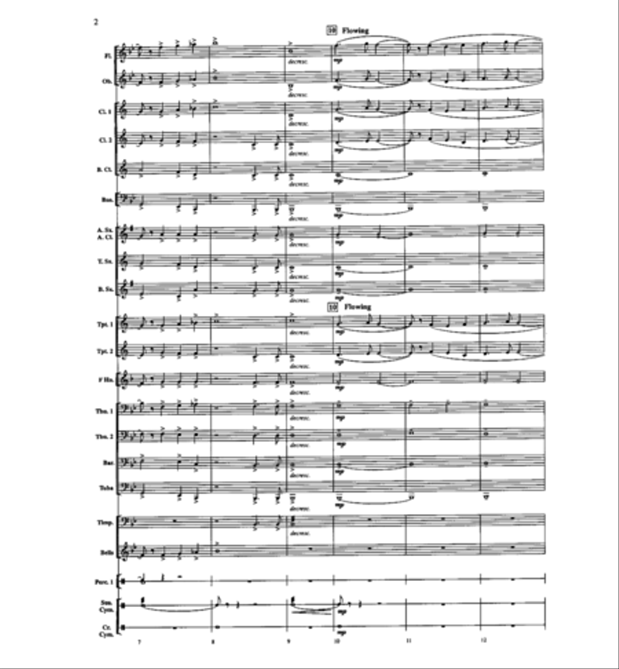 On Freedom's Wings Concert Band scores gallery preview page 3