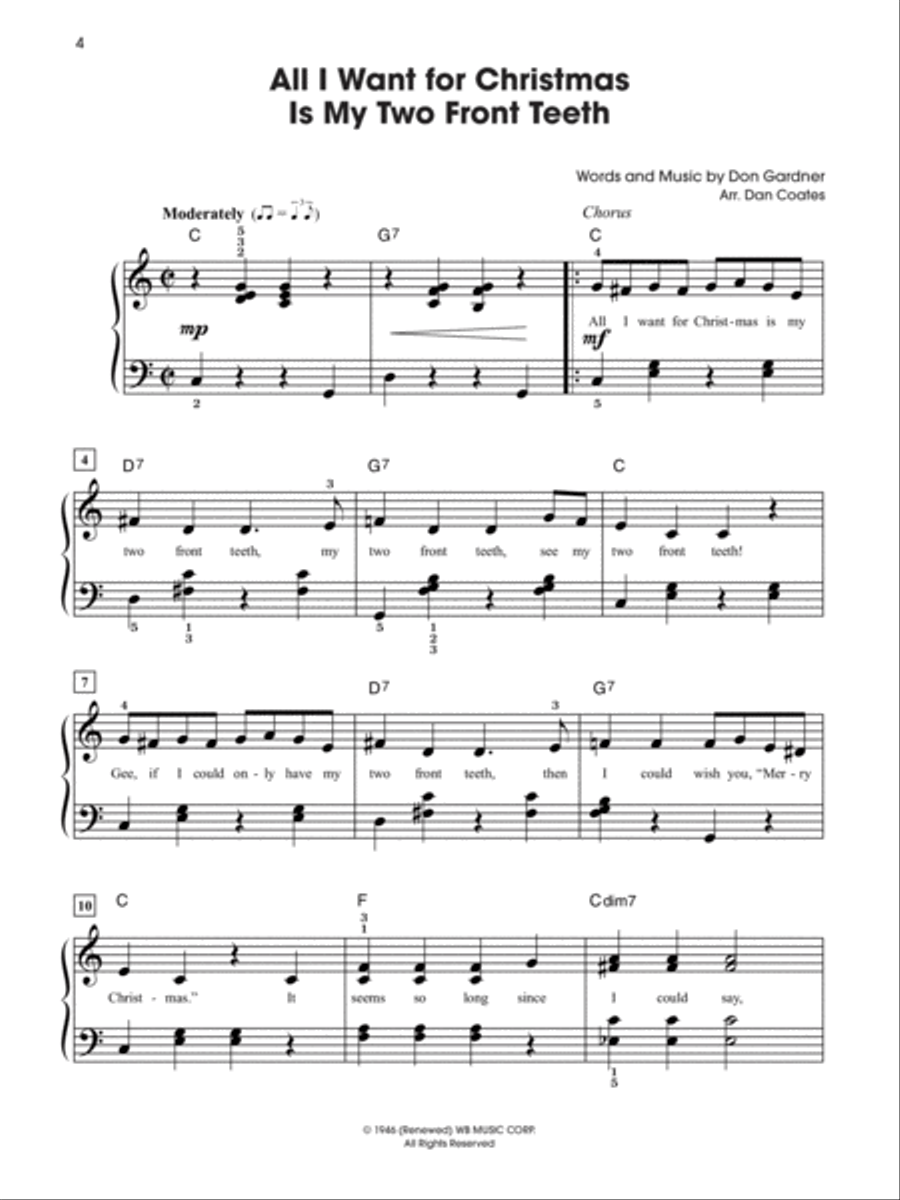 The Giant Book of Christmas Sheet Music Easy Piano scores gallery preview page 4