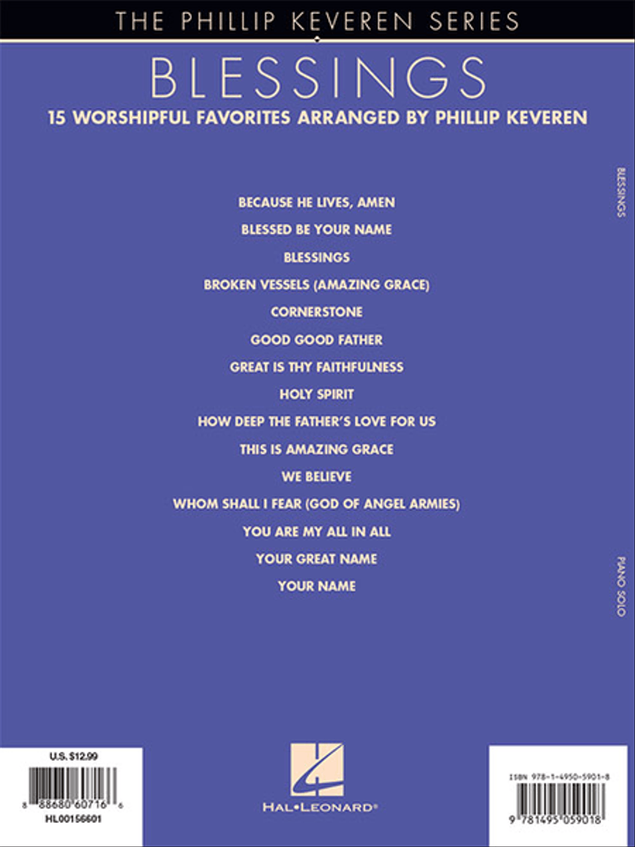 Blessings Piano Solo scores gallery preview page 6