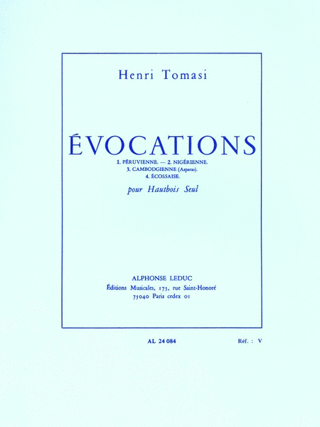 Evocations (oboe Solo)