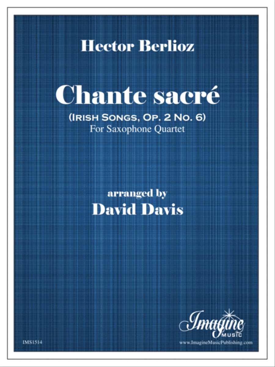 Chant Sacre Saxophone Quartet scores gallery preview page 1