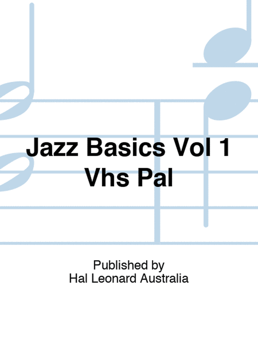 Jazz Basics Vol 1 Vhs Pal