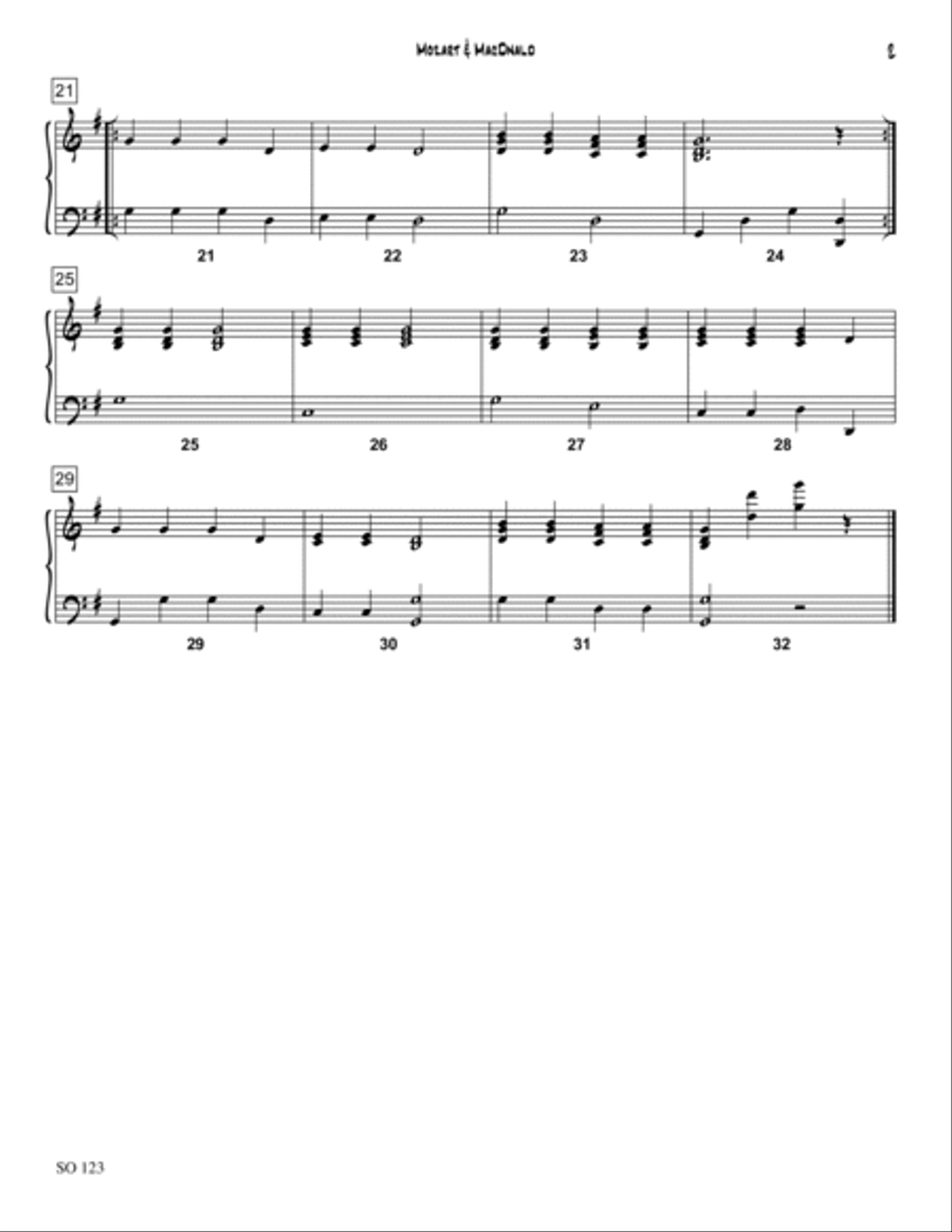 Mozart and McDonald String Orchestra scores gallery preview page 3