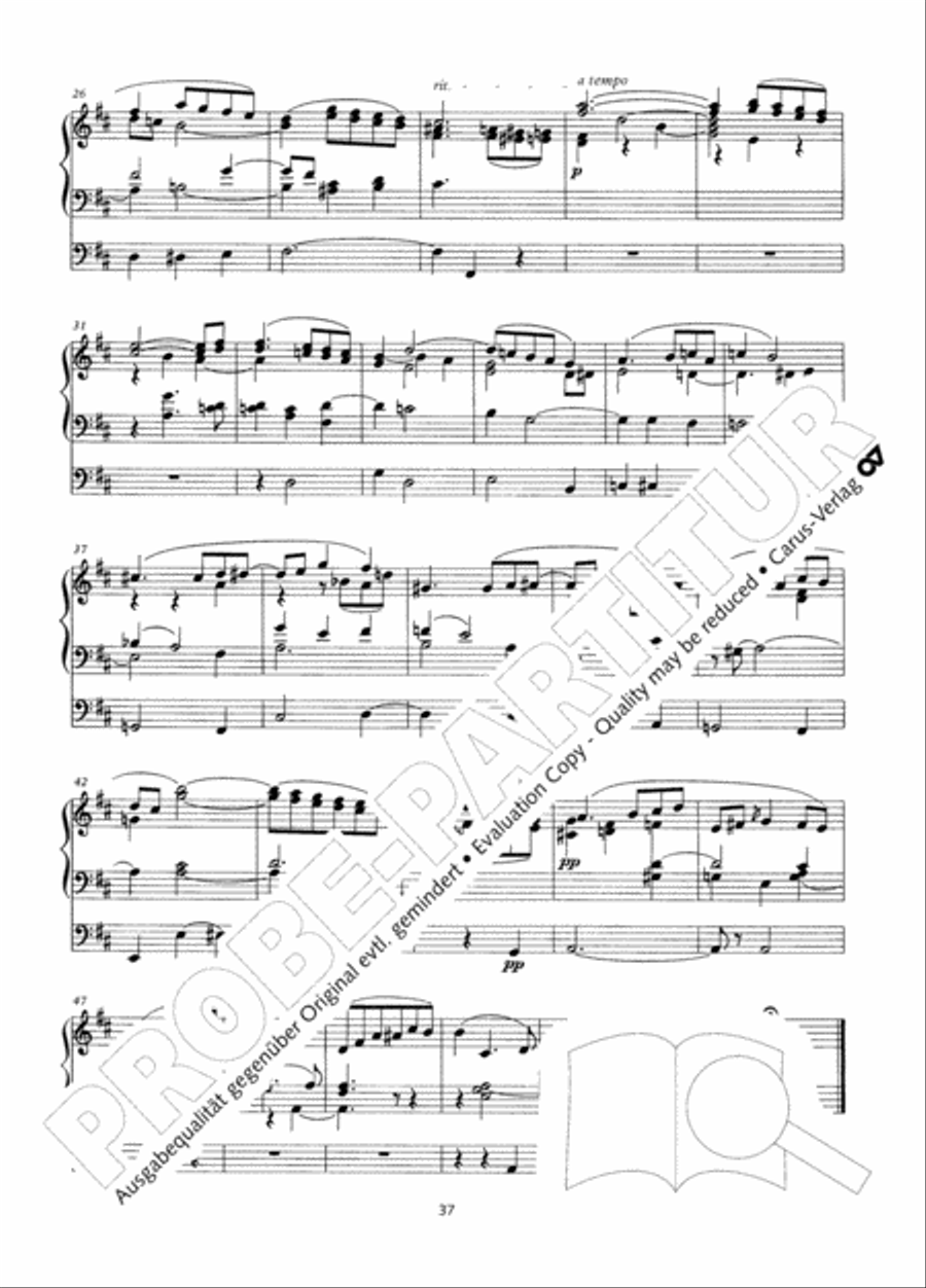 Zwolf Charakterstucke op. 156 Organ Solo scores gallery preview page 38