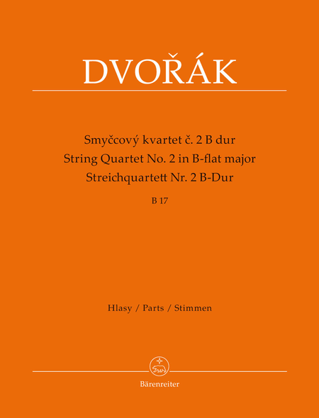 String Quartet Nr. 2 B-flat major B 17