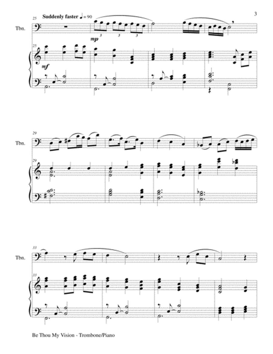 BE THOU MY VISION (Duet – Trombone and Piano/Score and Parts) image number null